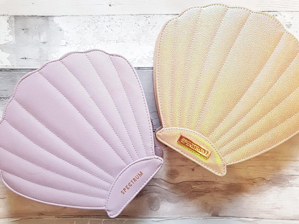 Birdseye view of 2 Spectrum Collections Make-Up Brush cases