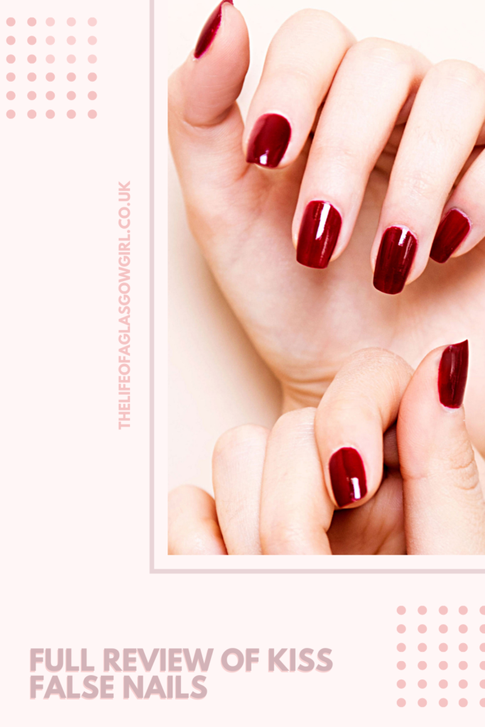 Full Review of Kiss False Nails pinterest image