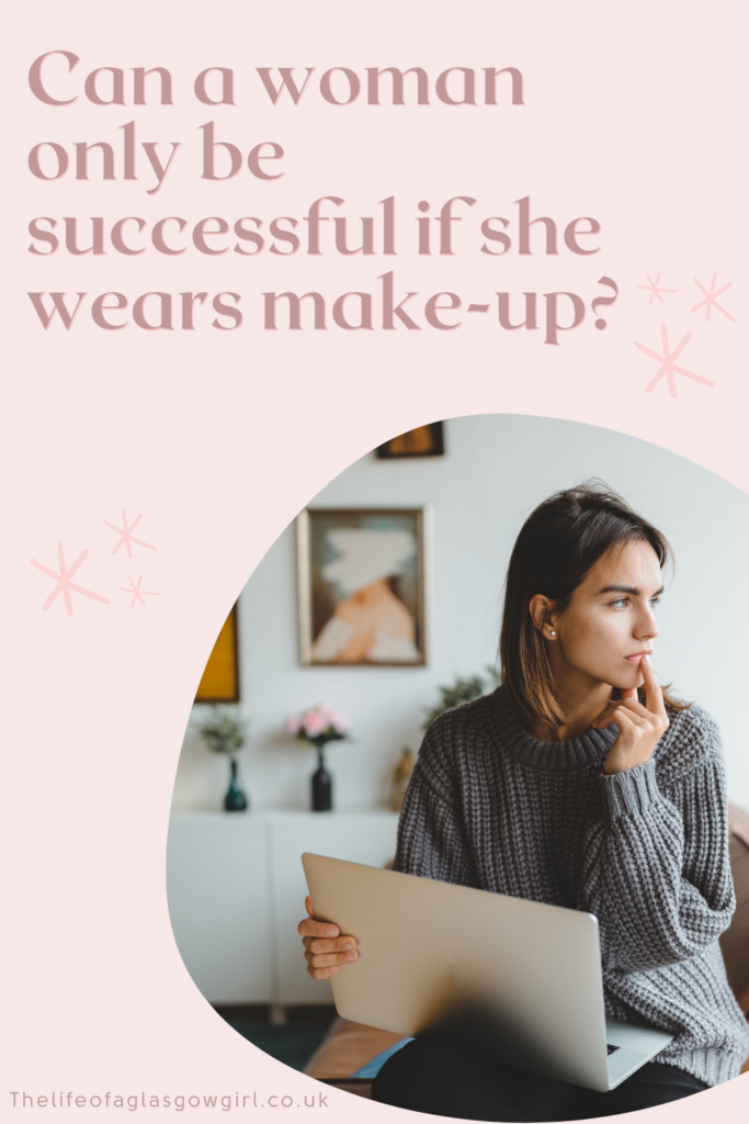 Can a woman only be successful if she wears make-up? pinterest image