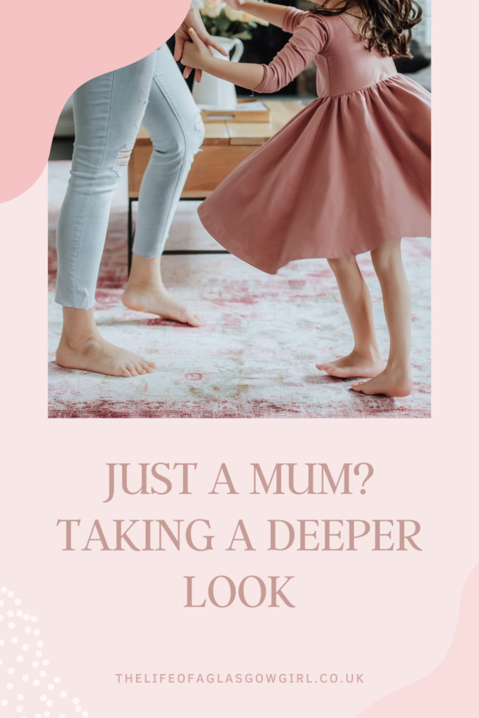 Just a mum pinterest image