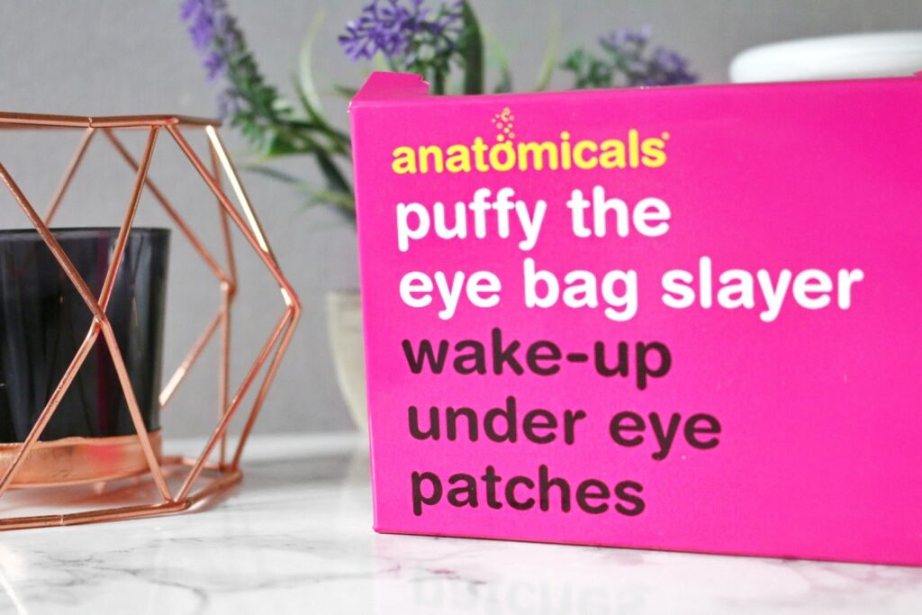 Close up of Anatomicals Puffy The Eye Bag Slayer Wake-Up Under Eye Patches
