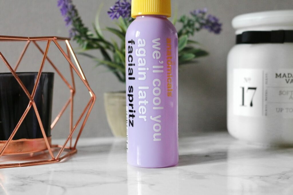 Close up photo of Anatomicals Face Mist