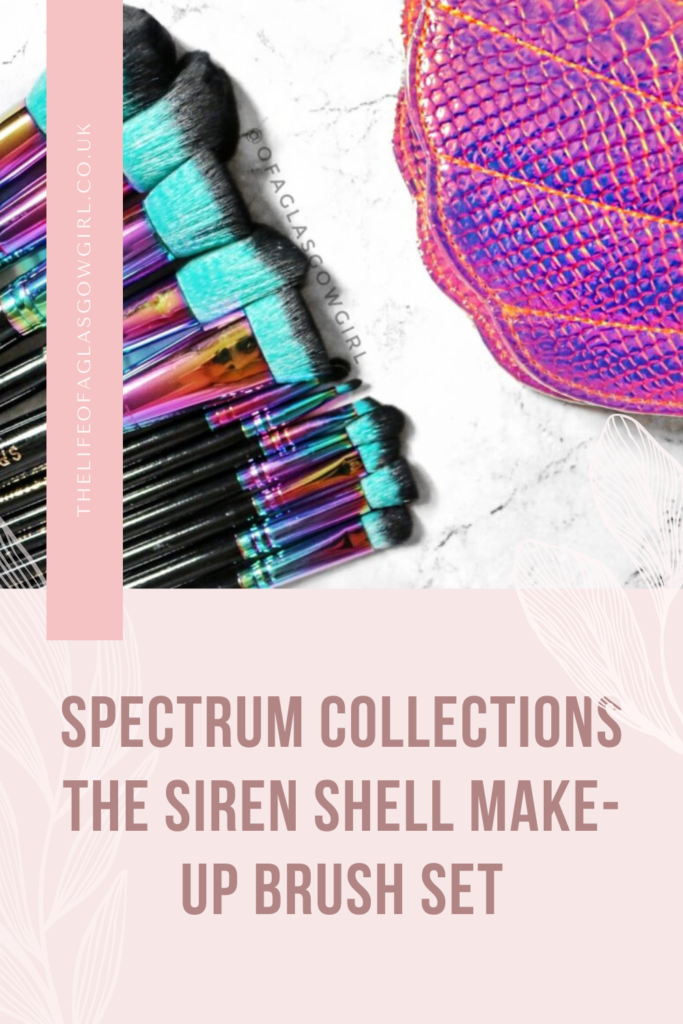 Spectrum Collections The Siren Shell Make-Up Brush Set Pinterest Graphic