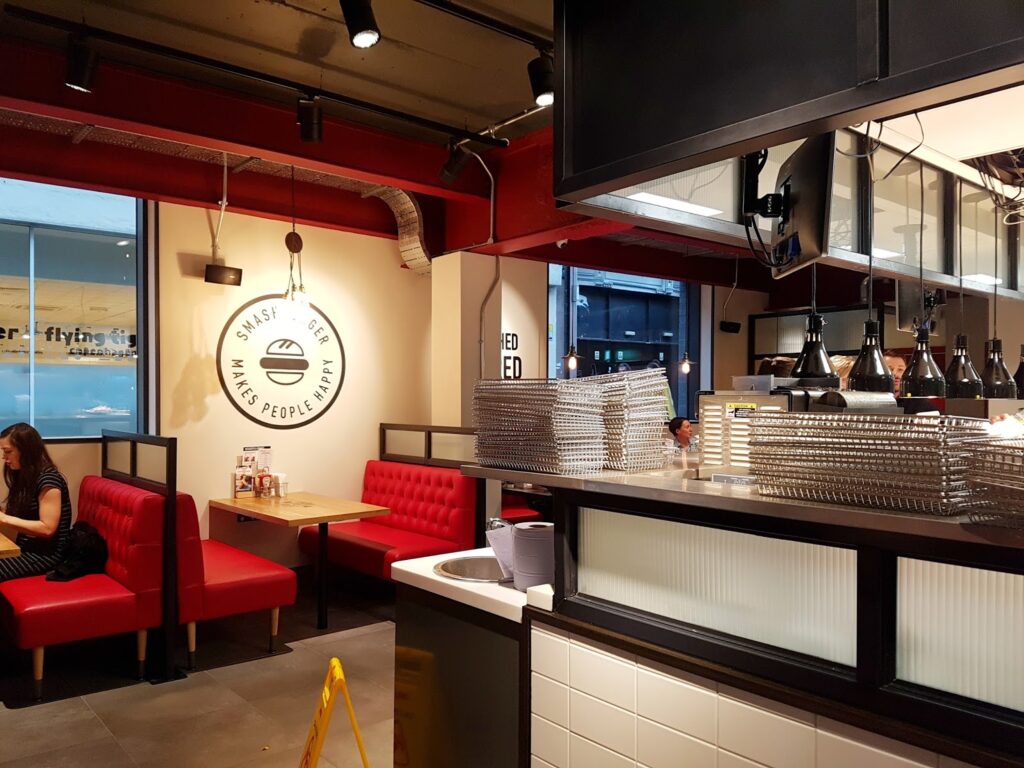 Photo of inside SmashBurger in Glasgow - Downstairs Area