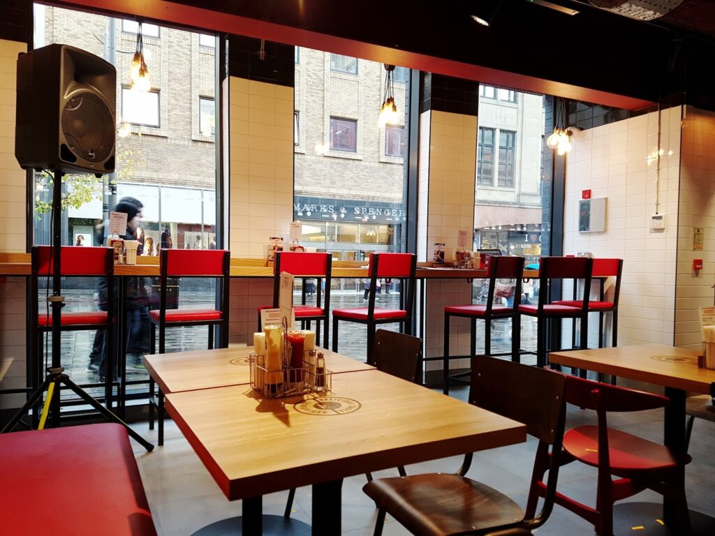 Photo of inside SmashBurger in Glasgow - Downstairs Area