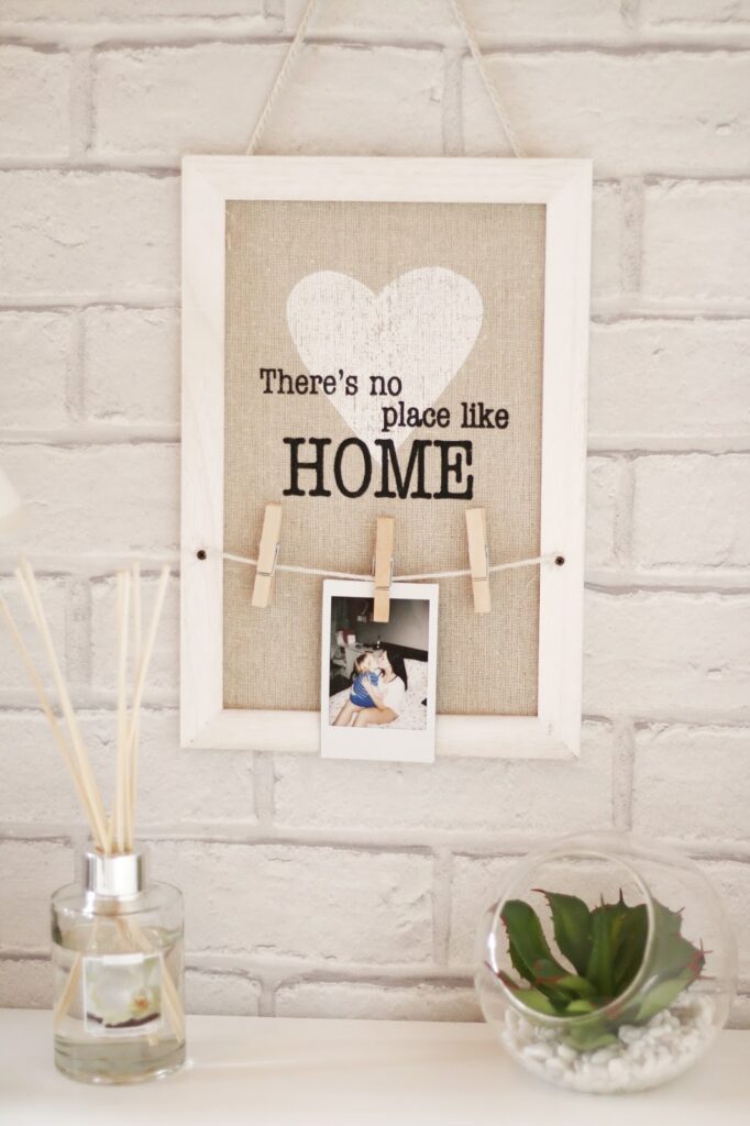 The Big Spring Clean with Home Bargains - A close up photo of a hanging wall decoration from Home Bargains
