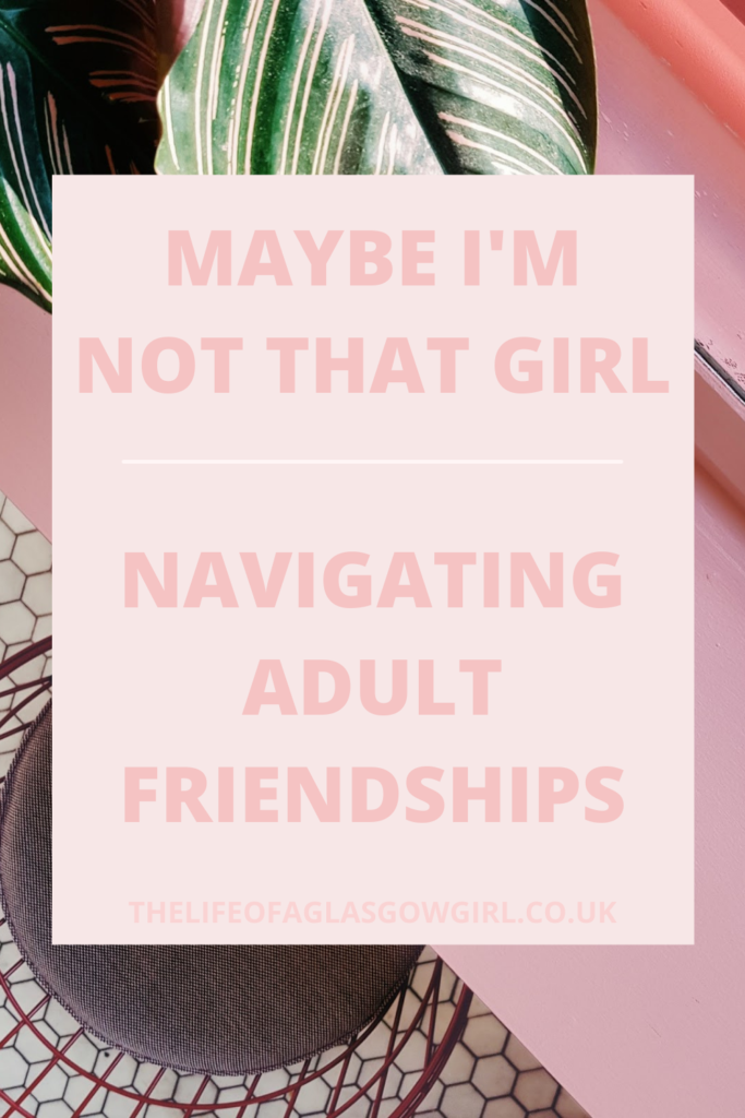 Navigating adult friendships