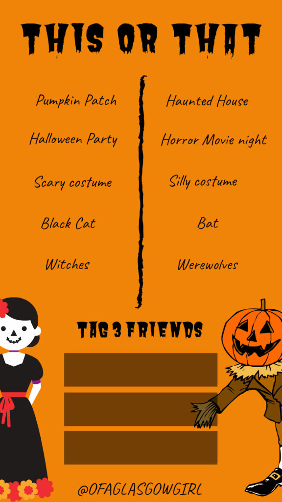 This or that Halloween Instagram template