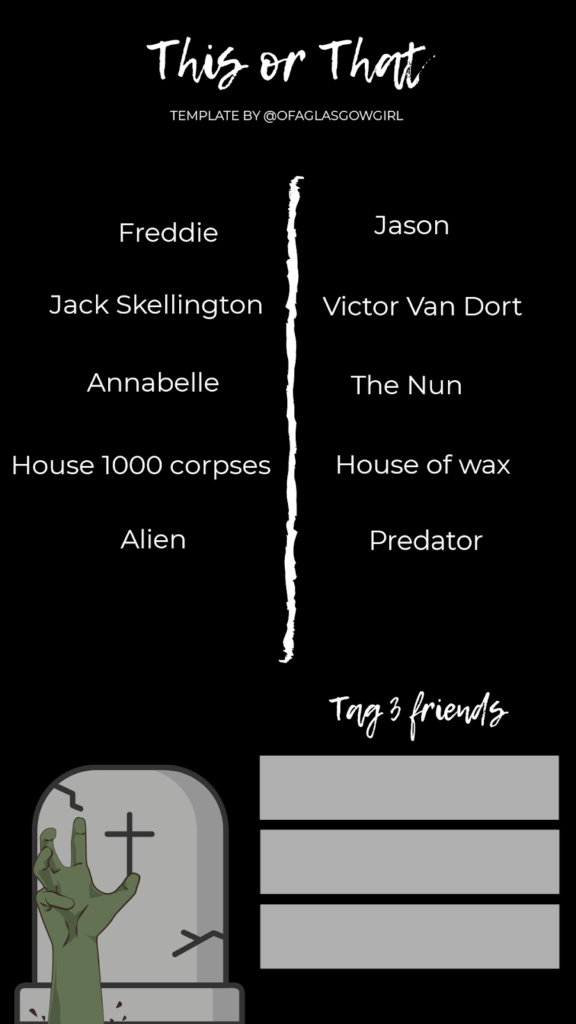 This or that Halloween Instagram template
