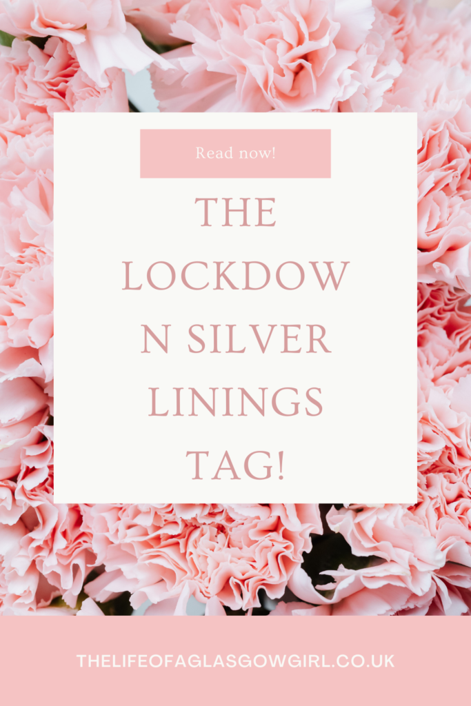 Lockdown Silver Linings Tag | My Answers Pinterest Graphic