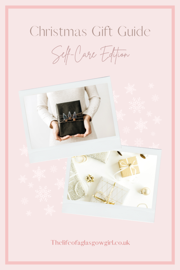 Self-Care Gift Guide | Christmas Edition Pinterest Graphic