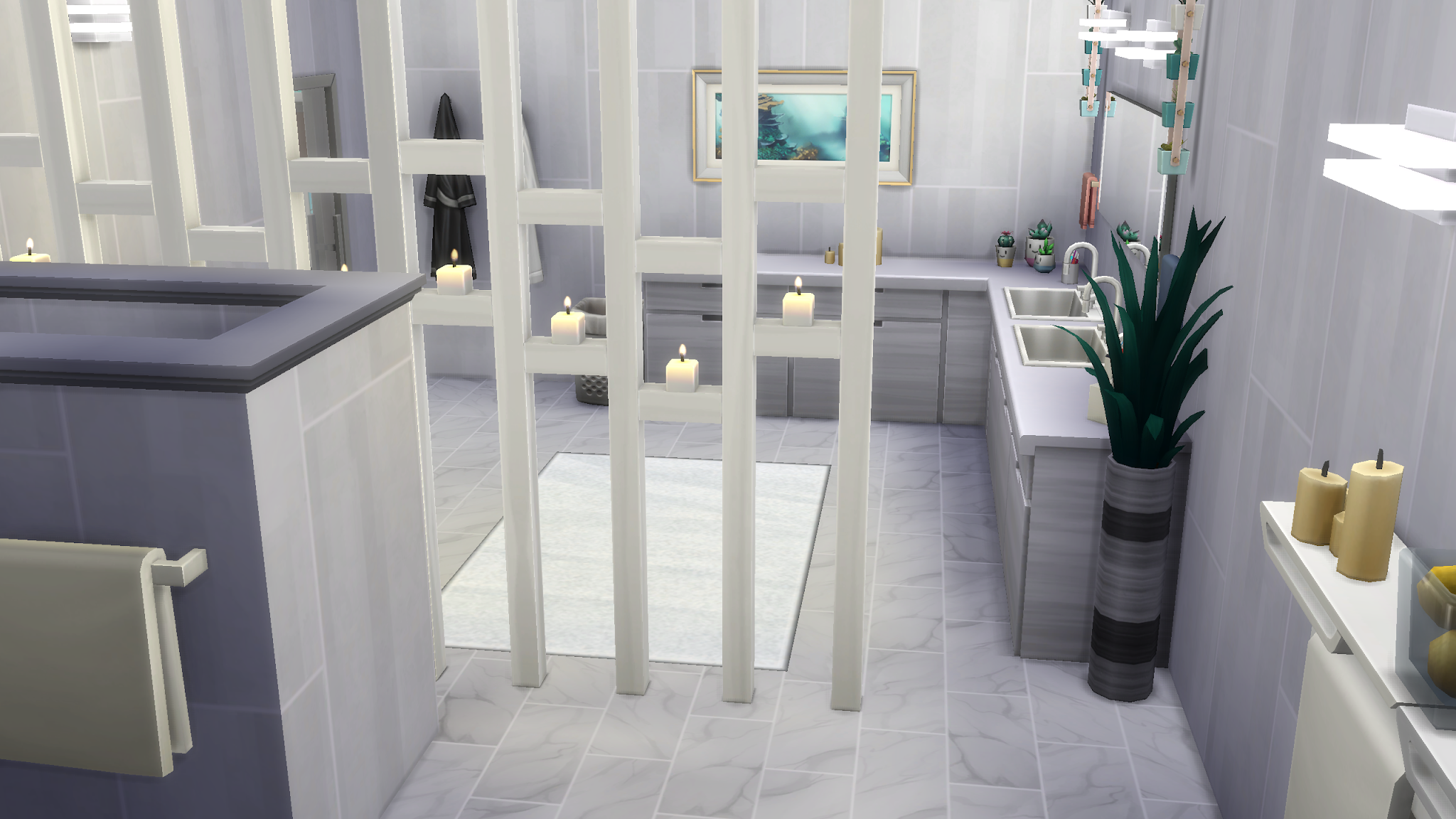 My Dream Bathroom - Creating my dream bathroom in the sims 4 Screenshot from sims 4