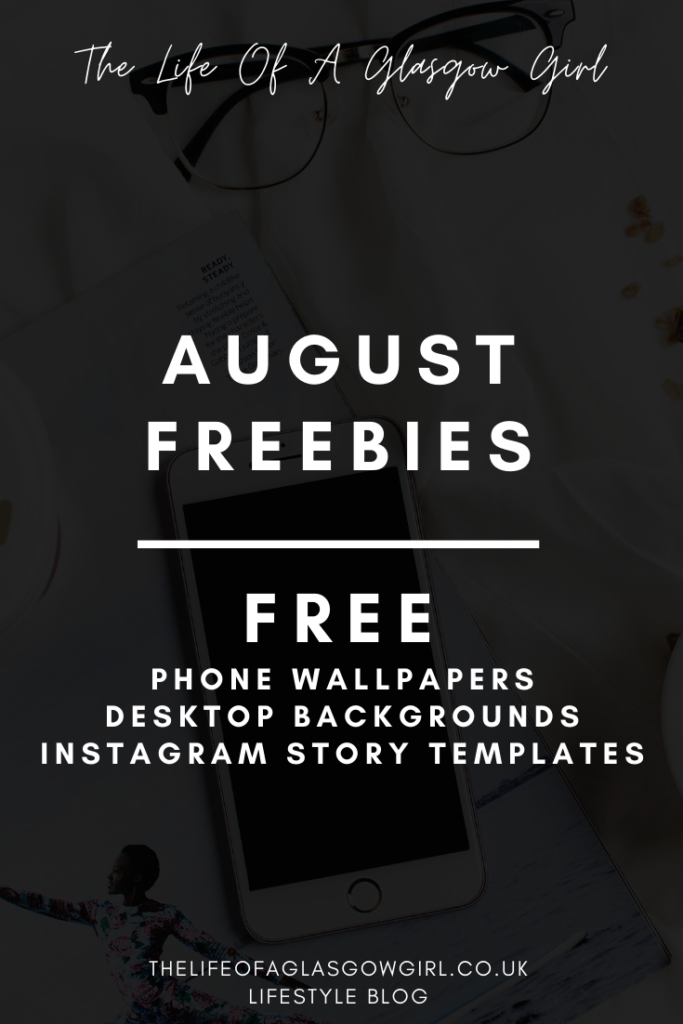 August Freebies Pinterest Graphic