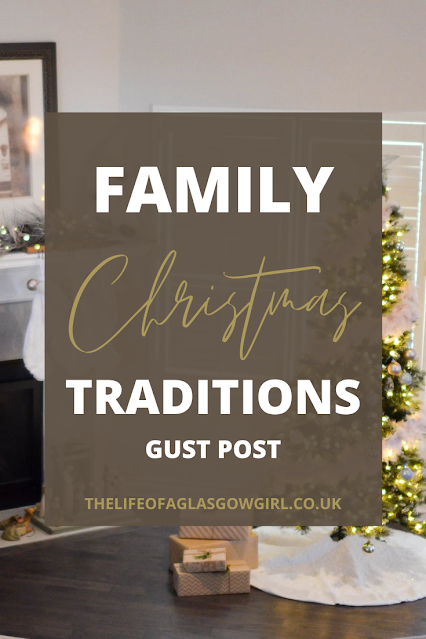 Family Christmas Traditions Pinterest Graphic
