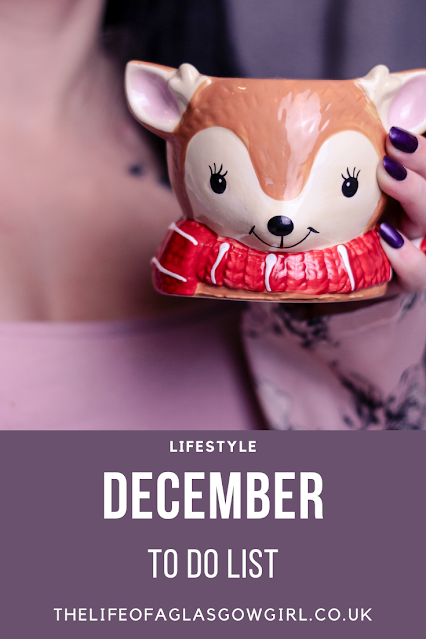 Pinterest image for December To Do - Taking a look at my December to do list, day 8 of blogmas