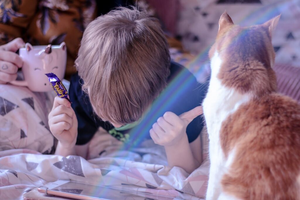 Close up photo of Ofaglasgowgirl and son for Dangers of Posting Children Online