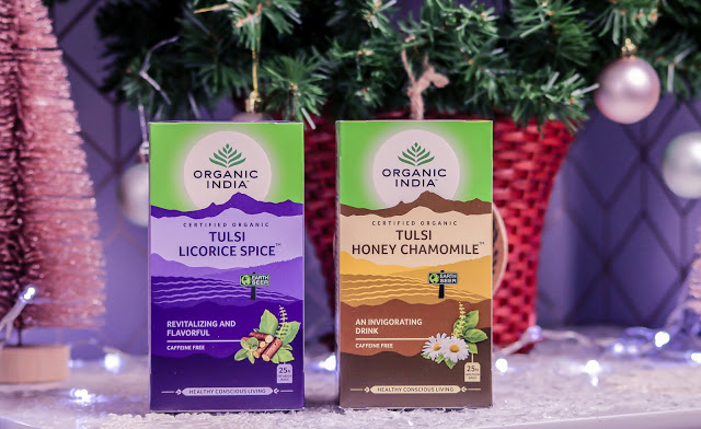 Gifts For Her recommendation -
Close up of 2 Organic India Tea