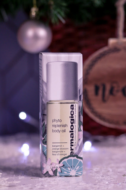 Close up of Dermalogica rollerball Phyto Replenish Body Oil.