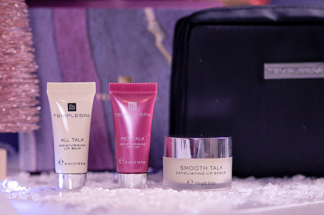 Close up of Temple Spa Read My Lips packaging