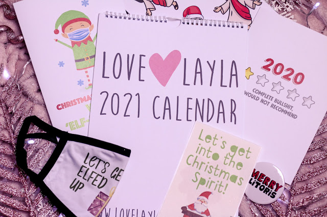 Flat lay photo of some Love Layla products