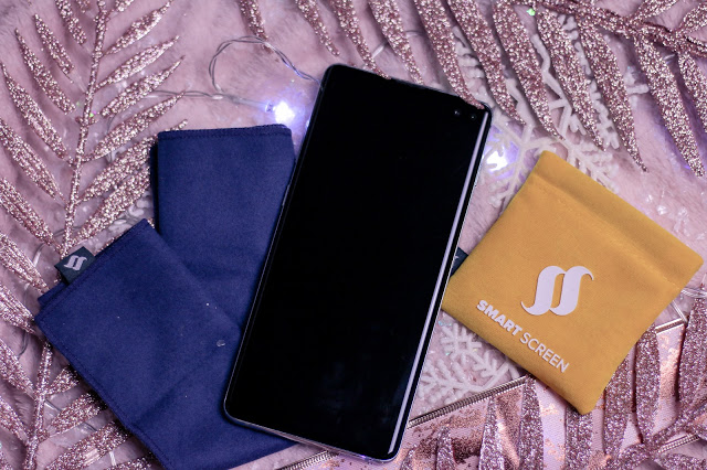 Flat Lay of Smart Screen in Saffron Yellow