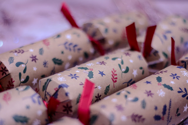 Extreme Close up of Love Tiki Christmas Crackers