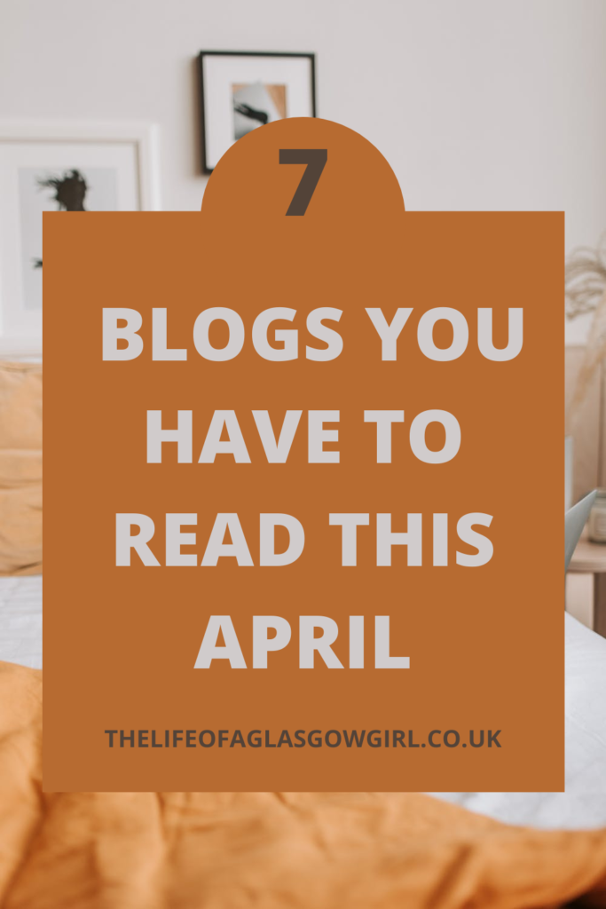 7 Blogs you have to read this April