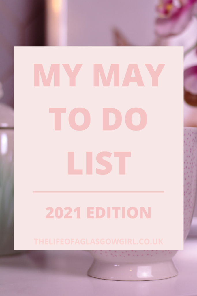 My May To Do List