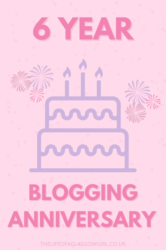 6 year blogging anniversary main blog post graphic