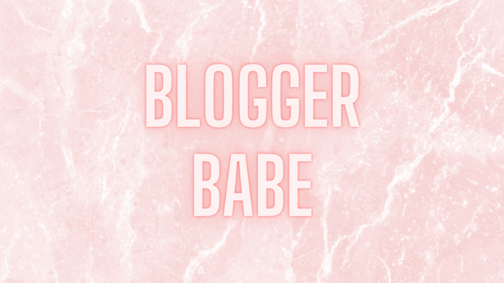 Blogger Babe Free desktop background in pink made by @ofaglasgowgirl