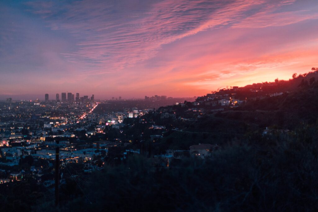 Stock photo of LA landscape by Roberto Nickson on Pexels