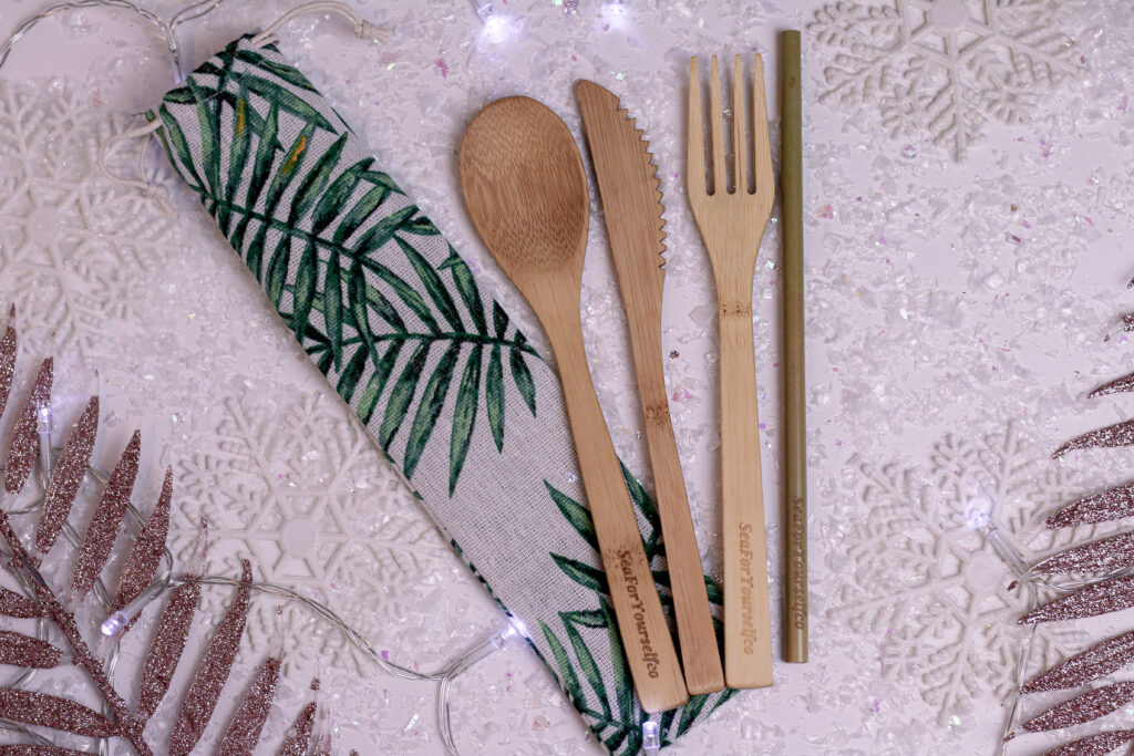 Birdseye view photo of utensils from SeaForYourselfco