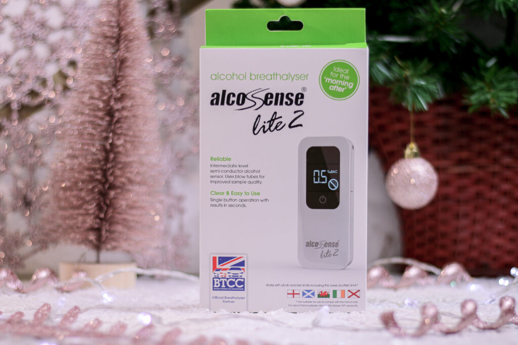 Close up of the AlcoSense™ Lite 2 packaging
