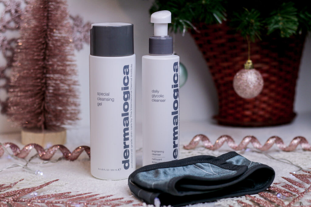 Close up of two Dermalogical skincare products