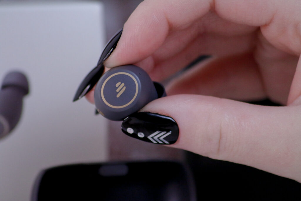Close up photo of the Edifier TWS1 Pro True Wireless Stereo Right Earbud