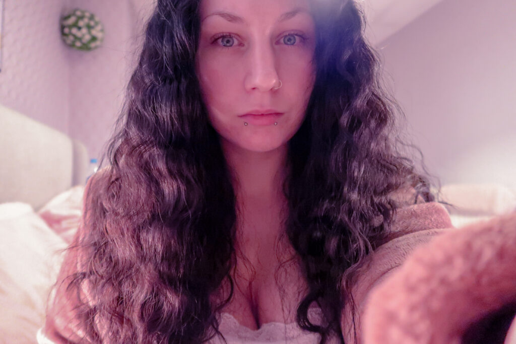 A photo of Jordanne after having a bad mental health day
