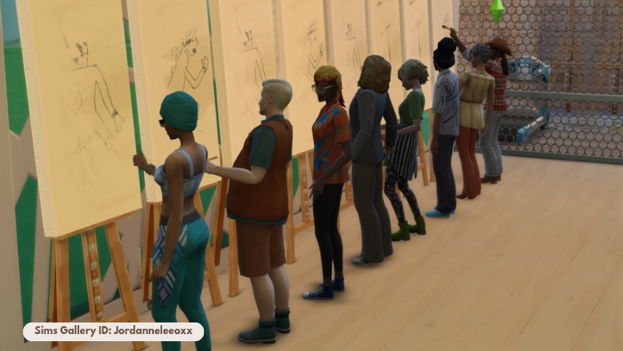 A screenshot by Ofaglasgowgirl of The Sims 4 big brother Challenge Game Play