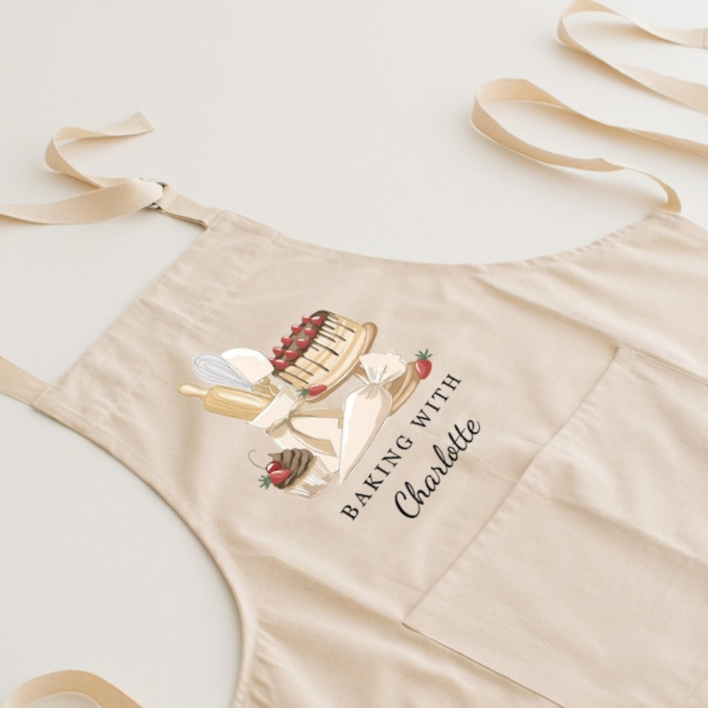 Photo of a Personalised apron gift by icklepeanuts on Etsy