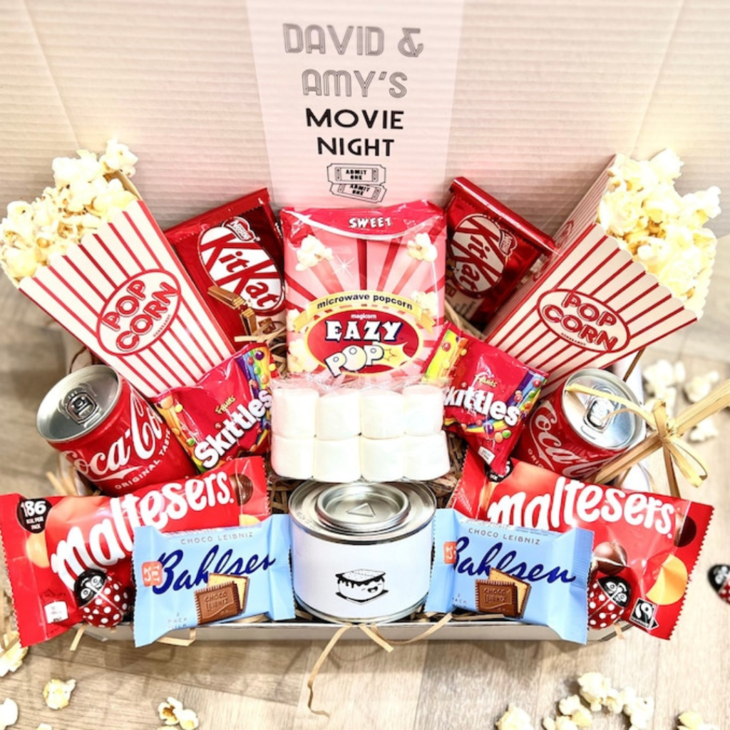 A photo of a Christmas Movie date night kit by KinaandFee