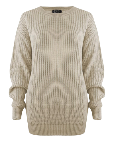 SA Fashions® Oversized New Ladies Womens Chunky Baggy Jumper Knitted Sweater