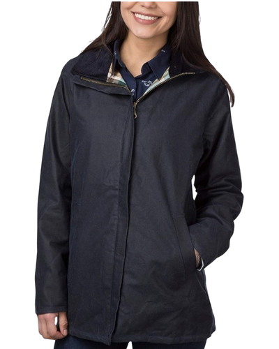 Rydale Ladies Wax Jacket Cawood Lined Waxed Cotton Coat for Walking