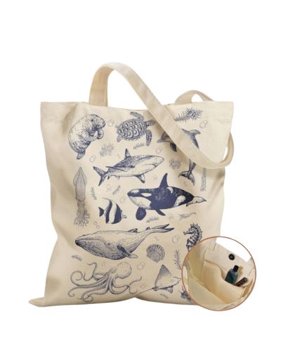 Miss Adola Tote Bag - with Magnetic Buckle and Zipper Inner Pocket for Women