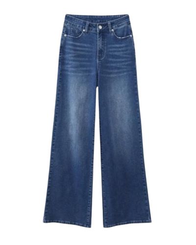 Vetinee Women's Baggy Jeans Wide Leg High Waisted Stretch Jeans