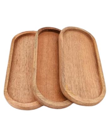 Image of bamboo serving trays